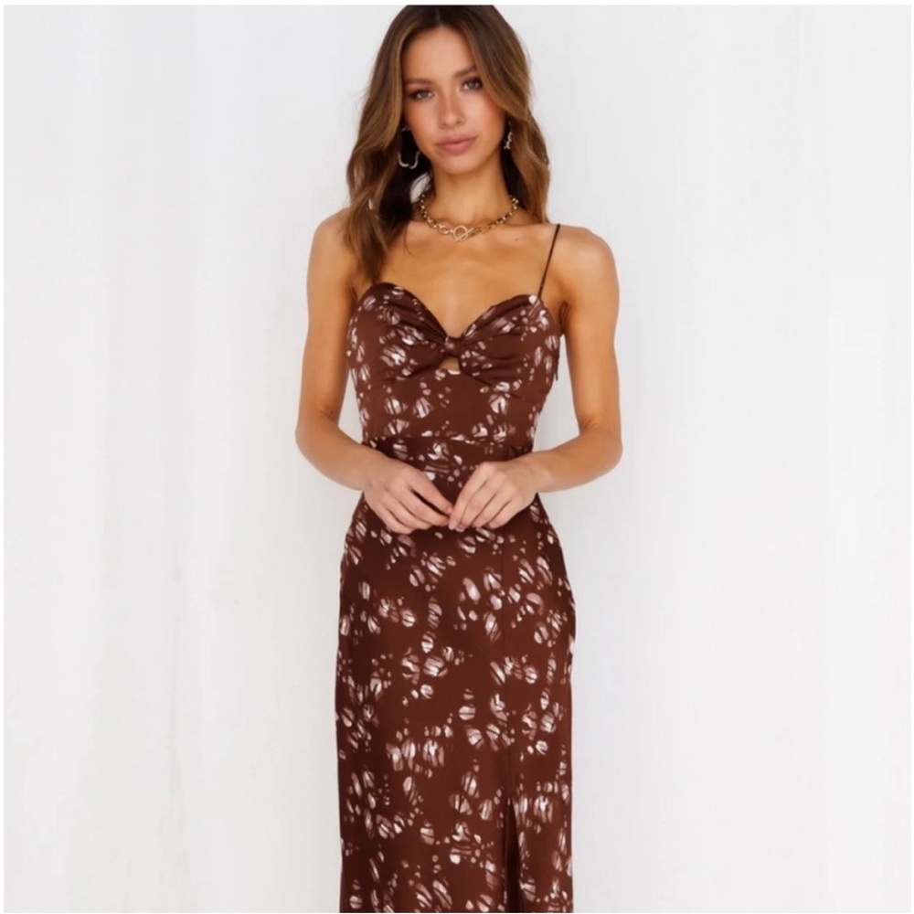 Hello Molly Brown and White Dress